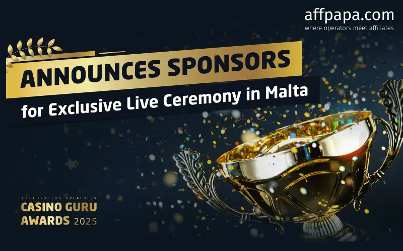 Casino Guru Awards 2025: Sponsors for Malta Ceremony