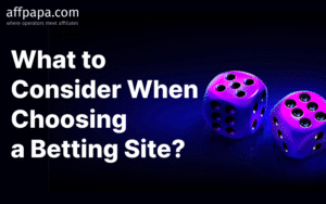 What to Consider When Choosing a Betting Site?