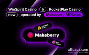 Makeberry Affiliates Becomes the Direct Advertiser for WinSpirit and RocketPlay Casino