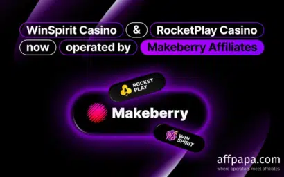 Makeberry Affiliates Becomes the Direct Advertiser for WinSpirit and RocketPlay Casino