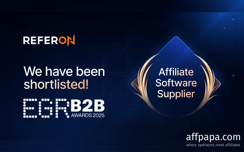 ReferOn Nominated for Affiliate Software Supplier Award