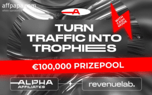 Alpha Affiliates & RevenueLab Launch €100K Cash Mode Promo