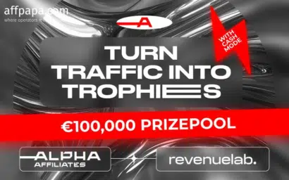 alpha affiliates & revenuelab launch €100k cash mode promo