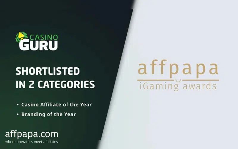 Casino Guru Shortlisted for AffPapa iGaming Awards 2025