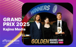 Kajino Media CEO on winning the Golden Boomerang Awards 2025
