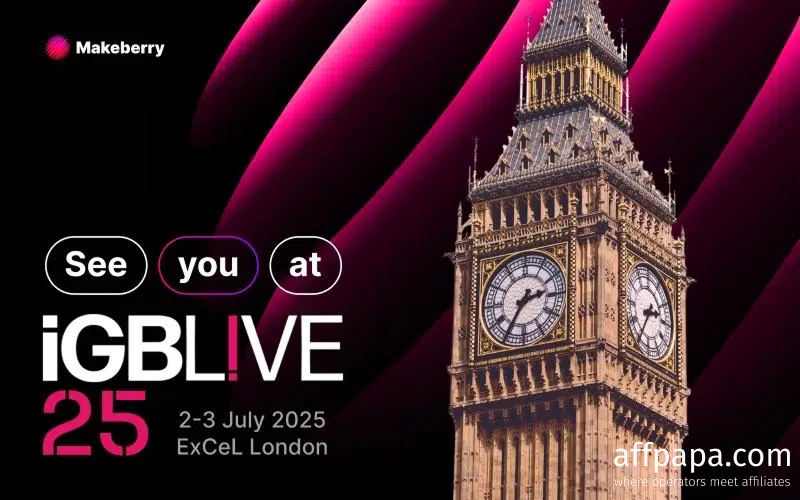 Makeberry Affiliates to attend iGB L!VE London 2025