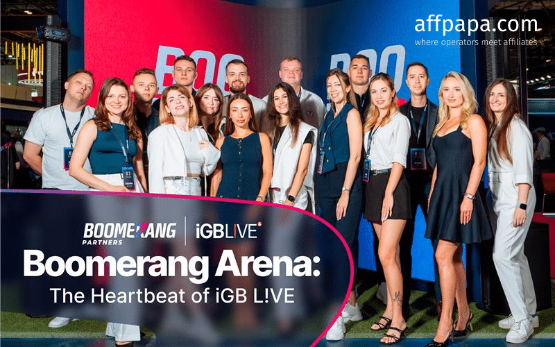 Boomerang Partners surprised guests at iGB L!VE London Boomerang Partners surprised guests at iGB L!VE London