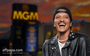 Bruno Mars jokes about $50M MGM debt rumor