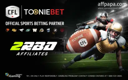 ToonieBet partners up with Canadian Football League