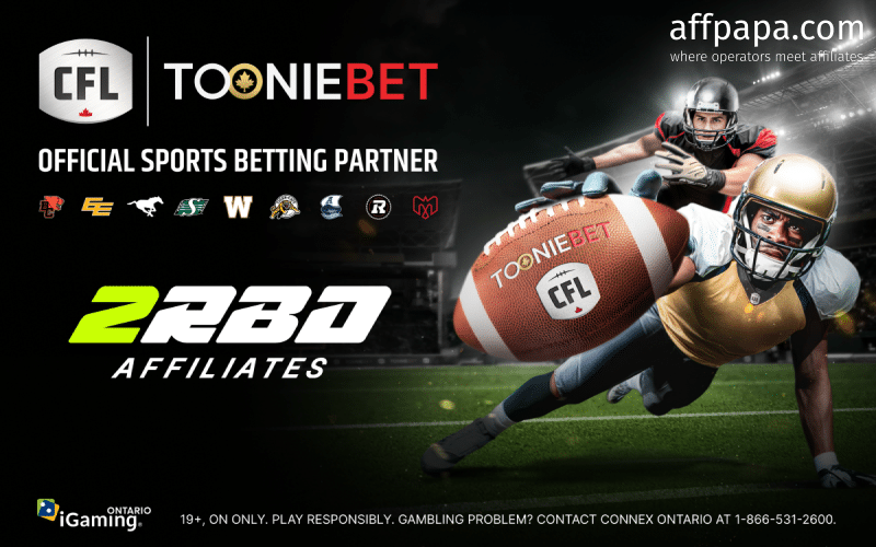 ToonieBet partners up with Canadian Football League ToonieBet partners up with Canadian Football League