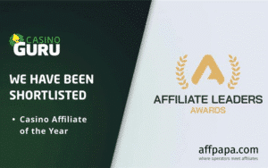 Casino Guru makes the shortlist for the inaugural Affiliate Leaders Awards