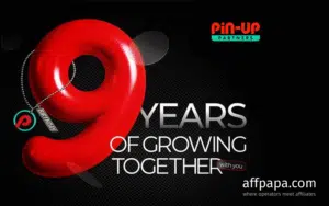 PIN-UP Partners marks 9th anniversary with exclusive gifts