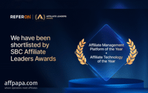 ReferOn nominated for Affiliate Platform & Tech of the Year