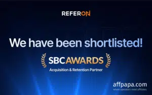 ReferOn shortlisted for Acquisition & Retention Partner of the Year at SBC Lisbon