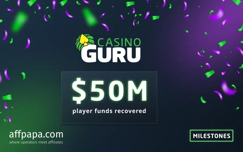 Casino Guru Complaint Resolution Center reaches $50M in recovered player funds