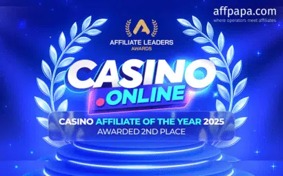 casino.online silver winner at affiliate leaders awards 2025