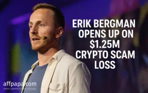 Erik Bergman scammed: $1.25M lost in crypto scheme
