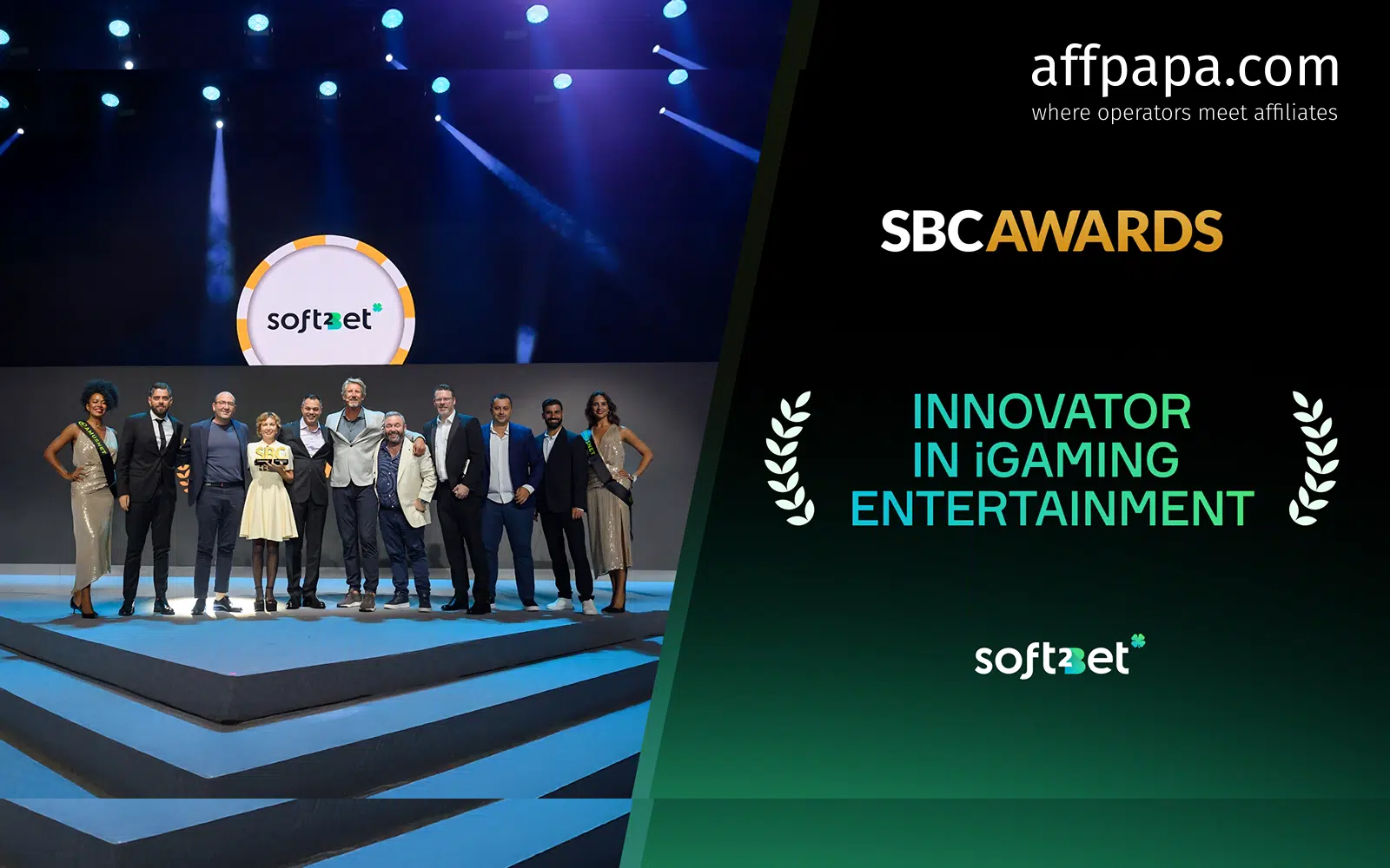 Soft2Bet recognized as Innovator in iGaming Entertainment by SBC Awards 2025