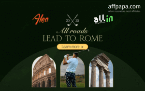 Alea & ALL IN Platform bring their exclusive golf experience to Rome 