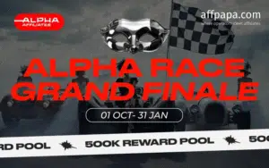 Alpha Affiliates reveals the Alpha Race Grand Finale into the circle