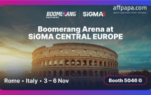 Boomerang Partners, SiGMA Europe: booth activities & Golden Boomerang League