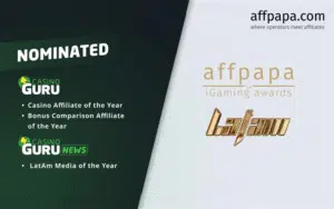 Casino Guru lands multiple nominations for AffPapa iGaming Awards LATAM