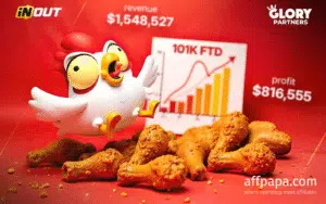 Chicken Road: How Glory Partners hit $1.55M revenue & 101K FTDs in August