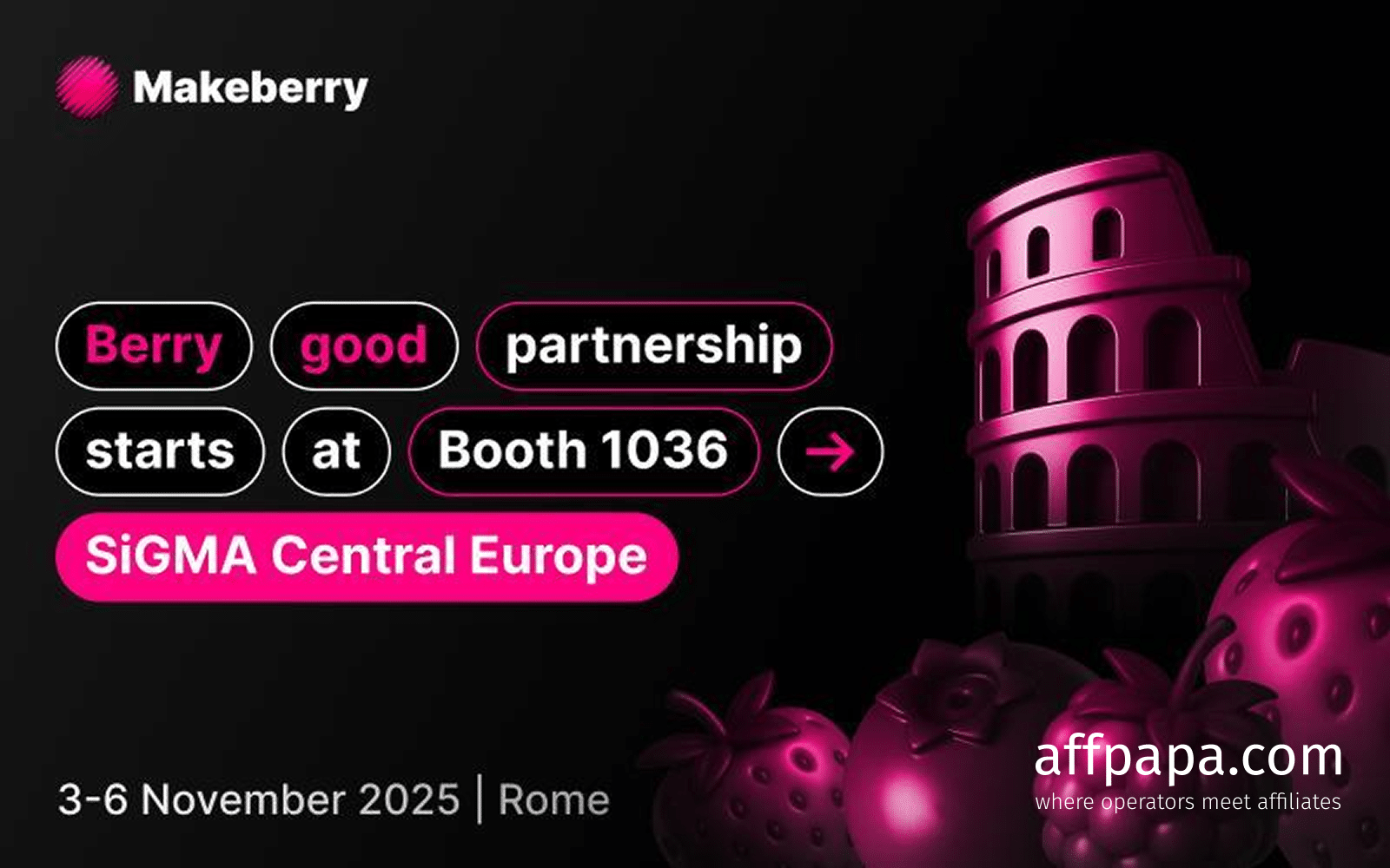 Makeberry Affiliates at SiGMA Central Europe 2025