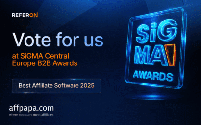 ReferOn nominated for the “Best Affiliate Software 2025” at SiGMA Europe Rome