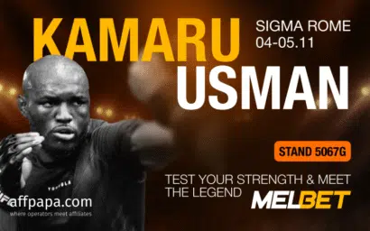 Meet UFC legend Kamaru Usman and MelBet Partners & Affiliates in Rome Meet UFC legend Kamaru Usman and MelBet Partners & Affiliates in Rome