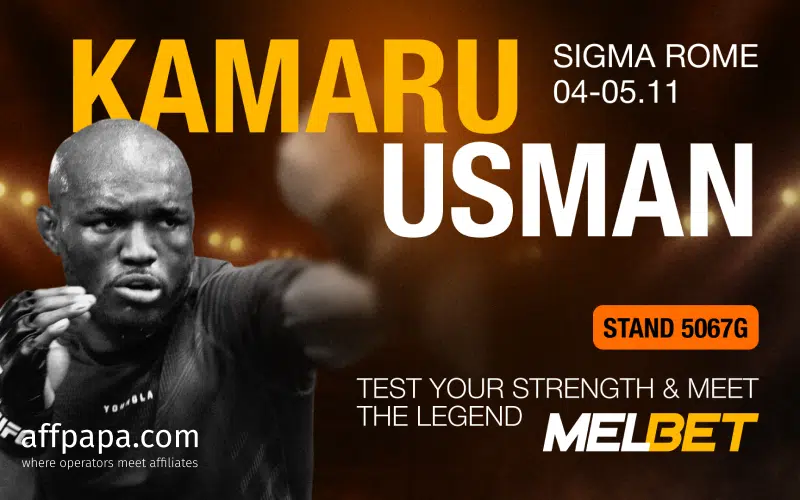 Meet UFC legend Kamaru Usman and MelBet Partners & Affiliates in Rome
