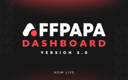 AffPapa Dashboard Version 3.0 Rebrand