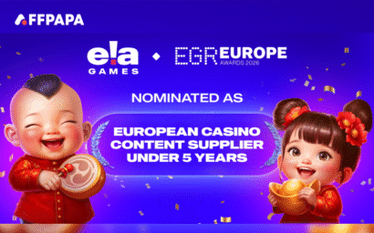 ELA Games receives nomination in EGR Europe Awards 2026