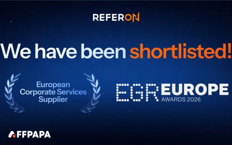 ReferOn makes it to EGR Europe Awards 2026 shortlist