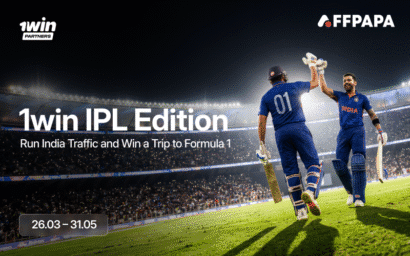 IPL 1win Partners: Run India Traffic to Win an F1 Trip