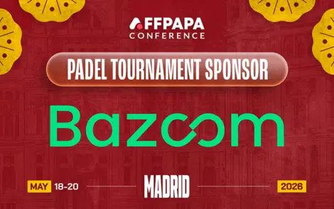 Bazoom joins as Padel Sponsor at AffPapa Conference Madrid