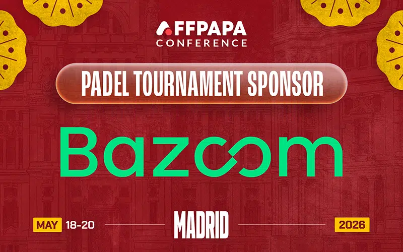 Bazoom joins as Padel Sponsor at AffPapa Conference Madrid