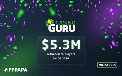 Casino Guru Q1 2026 CRC Results: $5.3M returned to players - Latest News