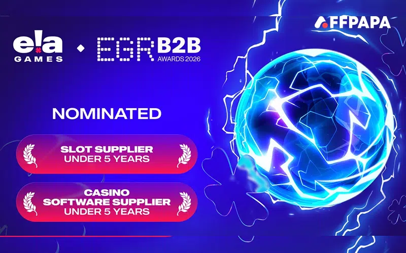 ELA Games earns two spots on the EGR B2B 2026 shortlist