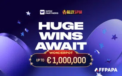 WOWPartners presents WonderPot: Featuring jackpot up to €1M