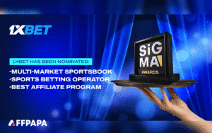 1xBet shortlisted in 3 SiGMA Europe Awards 2026 nominations
