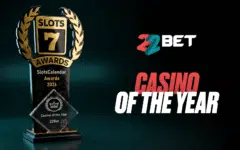 22bet scores double win at two major igaming awards in 2026.