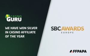 Casino Guru takes Silver in SBC Awards Europe