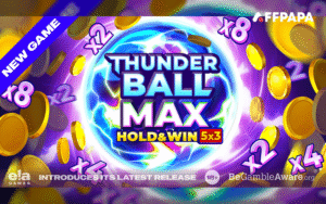 ELA Games launches its new slot: “Thunder Ball Max”