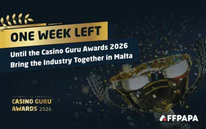 One week left until the Casino Guru Awards 2026 in Malta