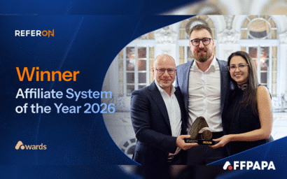 ReferOn named “Affiliate System of the Year 2026” - Latest News