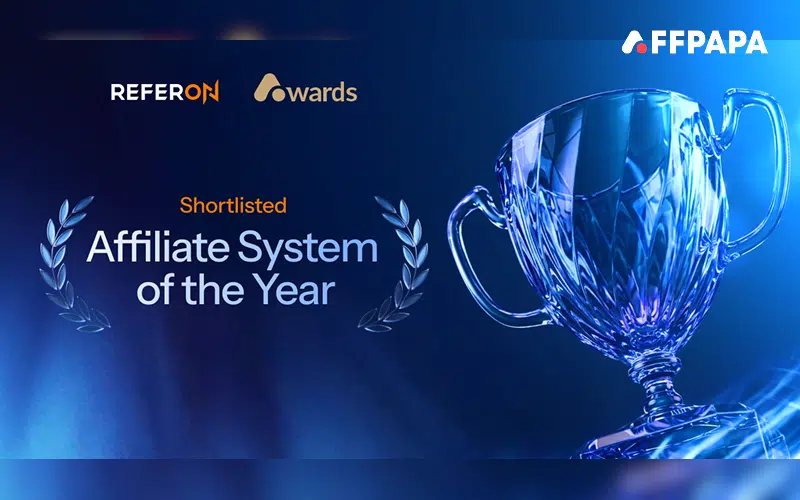 ReferOn shortlisted for Affiliate System of the Year