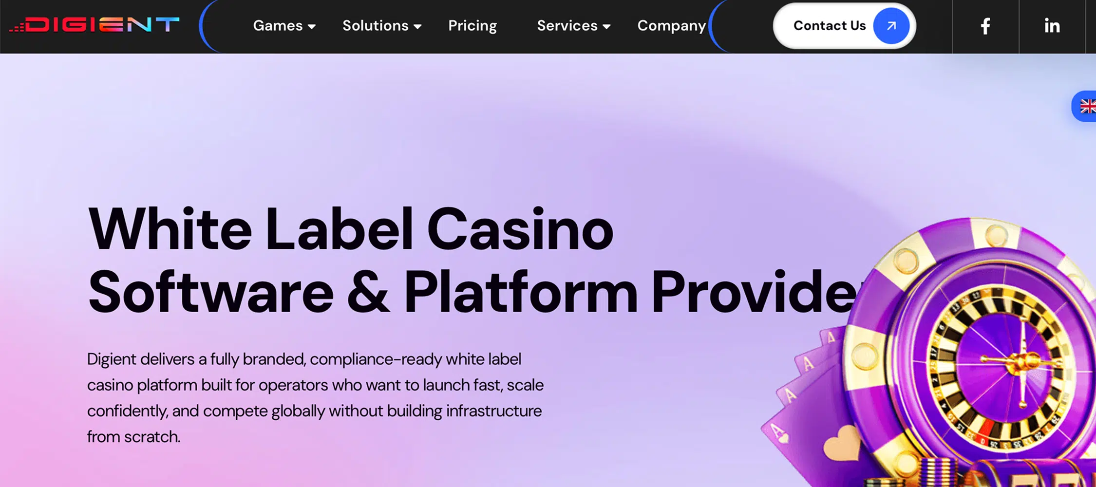 digient white label casino software and platform provider