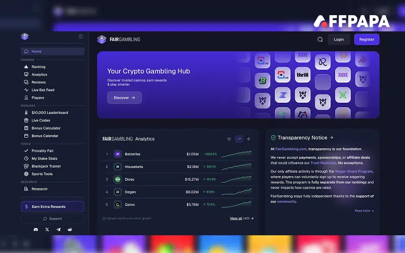 FairGambling Launches New Crypto Casino Review Platform