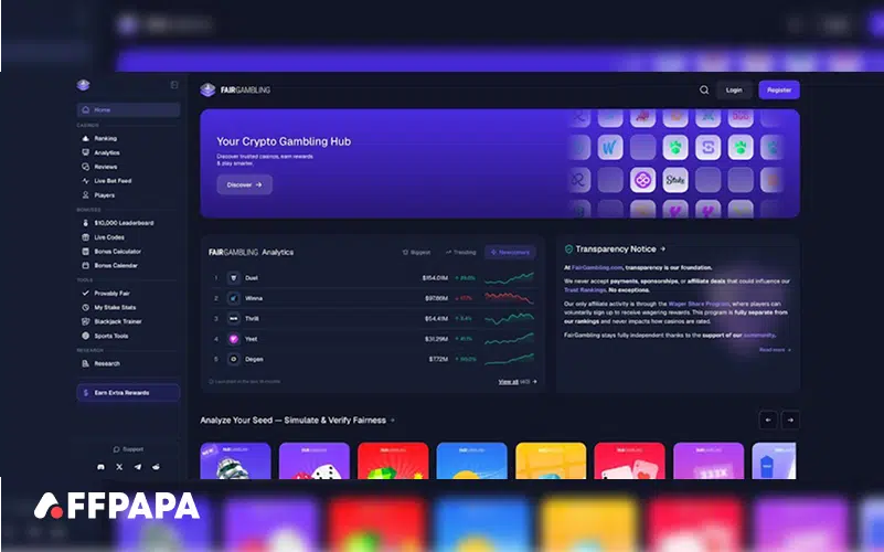 FairGambling Launches New Crypto Casino Review Platform